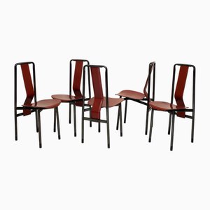 Irma Chairs by Achille and Pier Giacomo Castiglioni for Zanotta, Set of 5