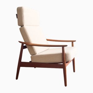Mid-Century Danish Lounge Armchair in Teak FD 164 by Arne Vodder for France and Son., Denmark, 1960s
