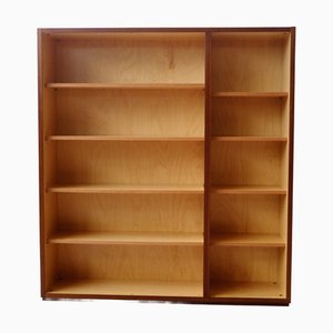 Vintage Italian Bookcase with Adjustable Shelves, 1950s