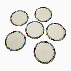 Assiettes par Barbara Brenner pour Rosenthal, 1990s, Set de 6