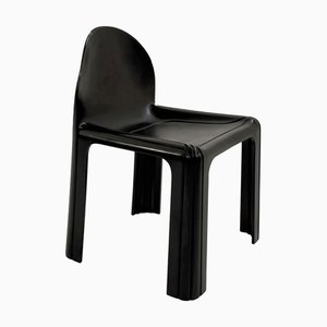 Black Model 4854 Chair by Gae Aulenti for Kartell, 1970s