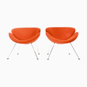 Vintage Orange Slice Chairs by Pierre Paulin for Artifort, 2012, Set of 2