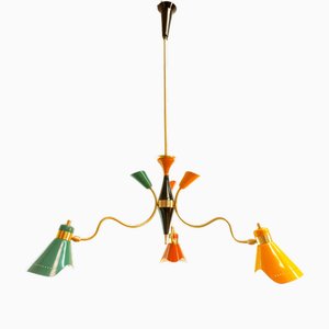 Ciondolo con Cupole Multicolori Orientabili