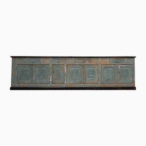 Mueble comercial grande de madera, de principios del siglo XX