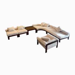Juego de sofá modular minimalista de Waldmann, Gölz & Schmidt para Durlet, años 70. Juego de 6