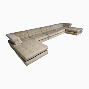 Vintage Mah Jong Sofa by Hans Hopfer for Roche Bobois, 1970s, Set of 7