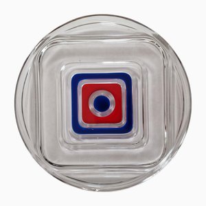Glasteller von Walther Glass, 1980er