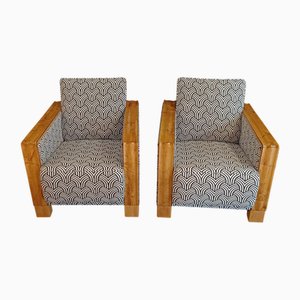 Art Deco Sessel, 1920er-1930er, 2er Set