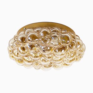 Large Murano Glass Bubble Flush Mount Light attributed to Helena Tynell for Glashütte Limburg, 1970s