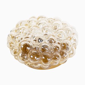 Murano Glass Bubble Flush Mount Light attributed to Helena Tynell for Glashütte Limburg, 1970s
