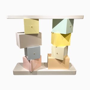 Cubic Console by Ettore Sottsass for Cleto Munari, 2002