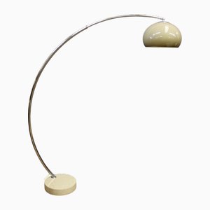 Arc Floor Lamp in Marble and Chrome, 1970s
