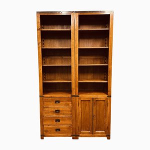 Libreria inglese in quercia