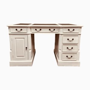 English White Chesterfield Desk