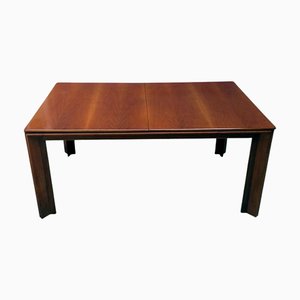 Mou Model Extendable Walnut Table by Afra and Tobia Scarpa for Molteni, Italy, 1970s