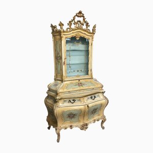 Venetian Style Trumeau with Glass and Drawers, 1950s