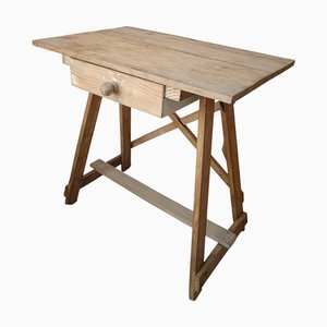 Vintage Worktable in Wood