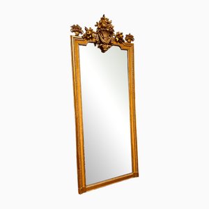 Specchio antico inglese dorato