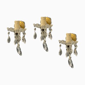 Applique in cristallo Maria Theresa, set di 3