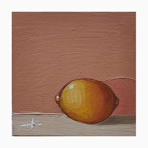 Vivek Mandala, Zitrone, Öl auf Leinwand