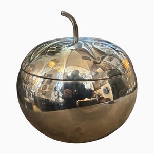 Vintage Silver Plated Ice Bucket by Teghini Firenze, 1980s