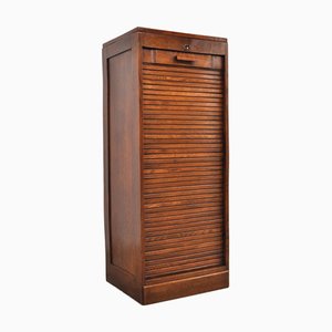 Art Deco Schrank mit Rolltüren aus Eiche, 1930er