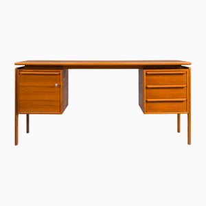 Mid-Century Modern Teak Freestanding Desk from GV Møbler, 1960s