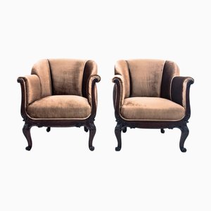 Set de Fauteuils Anciens d'Europe du Nord, 1890