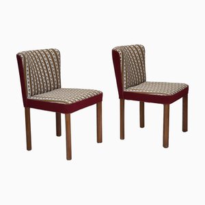 Set von Dänischen Sesseln aus Gewebter Wolle, 1960er