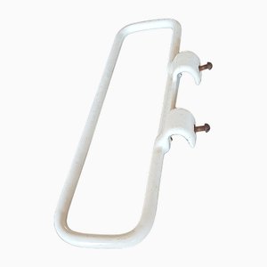 Vintage Cast Iron Enamelled Towel Rail, 1920s
