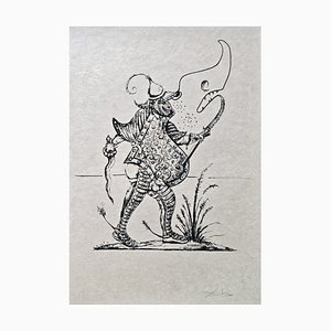 Salvador Dali, Oiseaux Gourmandeur de l'Isle Sonnante from Les Songes Drôlatiques de Pantagruel, Original Large Lithograph, 1973
