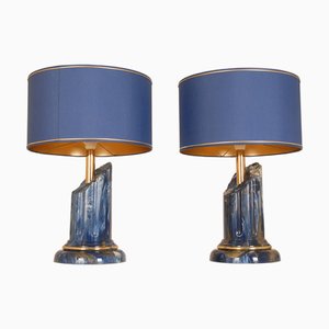 Italienische Vintage Tischlampen von Fratelli Tosi für Banci, 1970, 2er Set