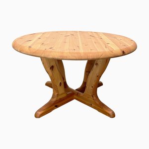 Dänischer Vintage Couchtisch aus Kiefernholz von Burchardt Nielsen, 1970er