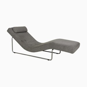 Model 680 Lounger in Grey Fabric from Rolf Benz