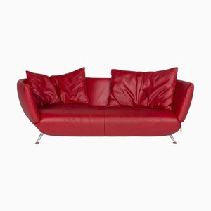 DS 102 3-Seater Sofa in Red Leather from de Sede