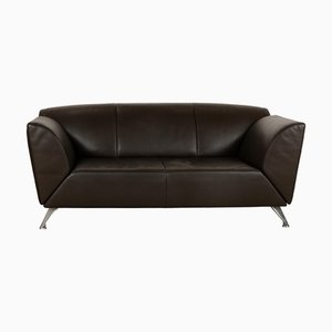 JR-8100 2-Seater Sofa in Dark Brown Leather from Jori