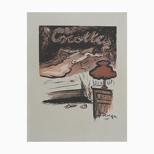 After Kees Van Dongen, Sleeping Nude, Lithograph