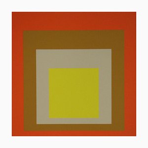 Josef Albers, Homage to the Square, Yes Sir, 1971, Original Silkscreen Print