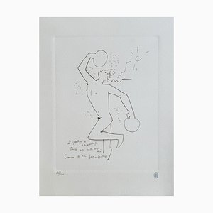 Jean Cocteau, The Boxer, Lithograph