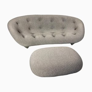 Juego de sofá Ploum en magenta con respaldo alto atribuido a Ronan & Erwan Bouroullec para Ligne Roset, 2015