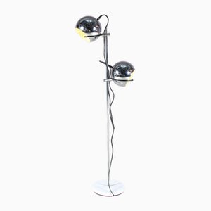 Lampadaire avec Abat-jour Boule, Pays-Bas, 1970s