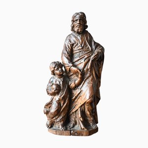 Antique Wooden Statue, 1600s
