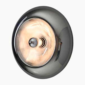 Chromed Metal Wall Lamp by Goffredo Reggiani, 1970s
