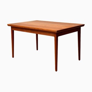 Mesa de comedor de teca, Dinamarca, años 50