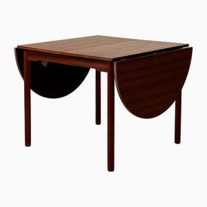 Mahogany Dining Table with 3 Extensions in the style of Arne Vodder, Denmark, 1950s-1960s