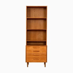 Domimonte Bookcase in Oak by Nils Jonsson for Troeds, Sweden, 1960s-1970s