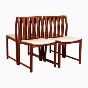 Teak Dining Chairs by Steen Eiler Rasmussen, Denmark, 1950s-1960s, Set of 4