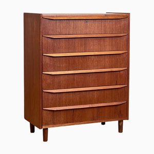 Mid-Century Danish Teak Chest of Drawers, 1960s