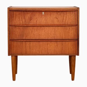 Chest of 3 Drawers, Denmark, 1950s-1960s