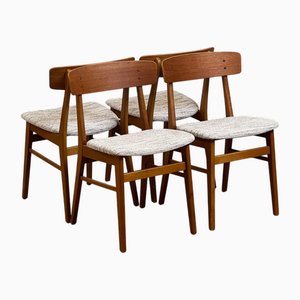 Teak Chairs from Farstrup, Denmark, 1960s, Set of 4